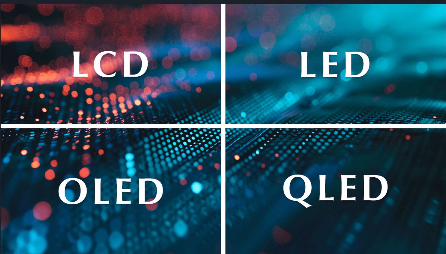 lcd-led-oled-qled-نوع پنل و فناوری نمایش